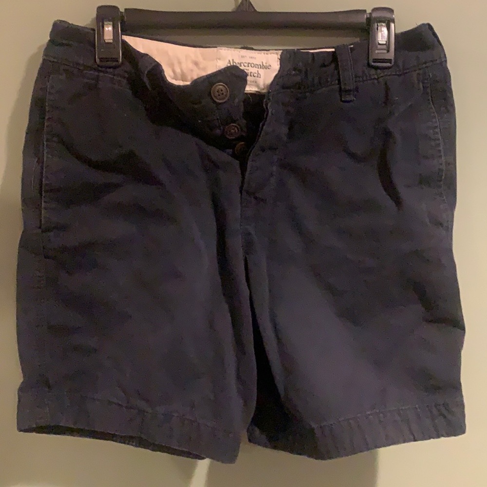 Abercrombie & Fitch dark blue shorts